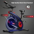 thumbnail image 6 of Topcobe Stationary Exercise Bike Silent Belt with 20LBS Flywheel, Indoor Cycling Stationary Bike for Home Gym Cardio, 6 of 9