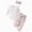 H233-White, variant on masbird Infant Newborn Baby Girl Clothes Fall Winter Outfits Ruffled Long Sleeve Romper Pants Set Headband Toddler Clothing 3Pcs,White,0-3 M