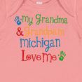 thumbnail image 4 of Inktastic Michigan Grandma Loves Me Boys or Girls Baby Bodysuit, 4 of 5