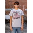 thumbnail image 4 of Mistake Me For Someone Who Cares Plus Size Crewneck Graphic Tee Shirt Brisco Brands 2X, 4 of 5