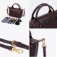 thumbnail image 5 of LHSHIDU Woven Bag Dumpling Handbag for Women,Mini Lightweight Leather Women's Top Handle Handbag Fashion Travel Daily Satchel, 5 of 8