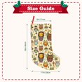 thumbnail image 3 of Sikiie Cute Owls Christmas Stockings,18 Inches Christmas Stockings Xmas Hanging Stockings for Family Christmas Decorations & Gifts, 3 of 7