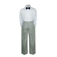 thumbnail image 2 of 3PC Shirt Gray Pants Bow tie Set Baby Boy Toddler Kid Formal Suit Sm-7, 2 of 4