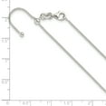 thumbnail image 5 of Sterling Silver Polished Adjustable Necklace QG5348, 5 of 5