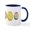 White/Navy Inside, variant on CafePress - Easter Eggs Mugs - 11 oz Ceramic Mug - Novelty Coffee Tea Cup