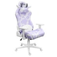 thumbnail image 6 of Techni Sport TS85 Lavender Cow Series Gaming Chair with Memory Foam Seat RTA-TS85-LAV, 6 of 11