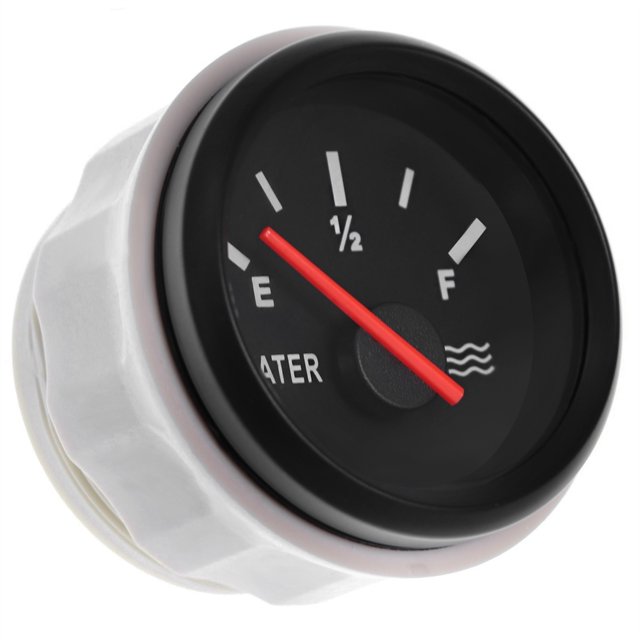 Jauges de Niveau d'Eau Numériques Étanches 52mm 9-32v 0-190ohm avec Rétroéclairage