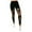 Black, variant on XWSHYW Gym Clothes for Women Wowens Sports Slim Stretch Yoga Pants Hole Leggings High Waist Outer Wear Todays Clearance Deal
