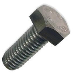1/4-28 x 3/4 Hex Cap Screws, Grade 2 Plain Plated Steel (Quantity: 2700) Fine Thread (UNF) Fully Threaded