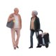 thumbnail image 3 of Figuras de personas a escala 1/64, escena en miniatura, tren realista, decoración de ferrocarril, jardín de hadas 2 piezas, 3 of 9