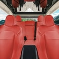 thumbnail image 3 of For 2020-2024 Tesla Model Y FH Group Faux Leather Custom Fit Car Seat Covers Full Set - Solid Red, 3 of 6