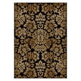 thumbnail image 2 of Radici USA 1747 Como Transitional Black Oriental Floral Damask Area Rug (5'5" x 7'7"), 2 of 2