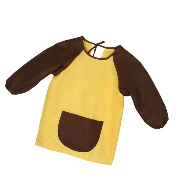 Babero de Manga Artístico para Niños de 1 a 14 Yotijar Amarillo M