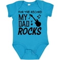 thumbnail image 3 of Inktastic For the Record, My Dad Rocks Boys or Girls Baby Bodysuit, 3 of 5