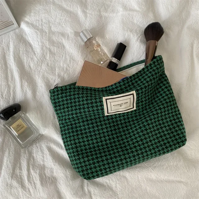 Sac Cosmétique pour Femmes à Imprimé Léopard Rose, Fleur Rétro, Petite Pochette pour Dames, Sac à Main de Voyage, Sacs de Rangement pour Crayons d'Écolière