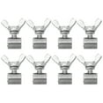 thumbnail image 1 of 8pcs Wire Rope Cable Clips Stainless Steel Wire Rope Clamps Fasteners for 2-3mm Steel Wire, 1 of 8