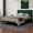 Green, variant on NNV Twin Upholstered Platform Bed with Vertical Channel Tufted Headboard,Wooden Slats Support,Green Velvet