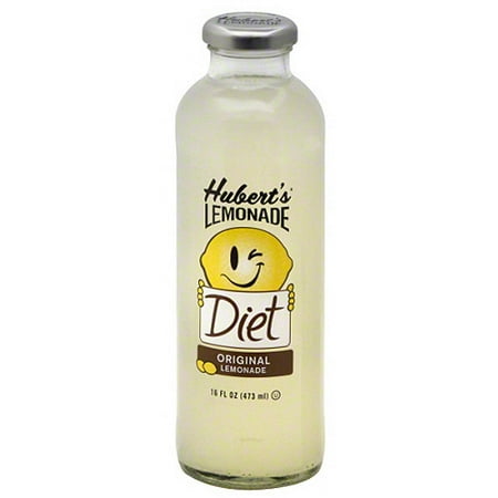 Hubert's Original Diet Lemonade, 16 fl oz, (Pack of 12)