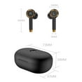thumbnail image 7 of LITEYPP True Bluetooth Wireless Headphones with Charging Case Sport Bluetooth 5.0 Headphone in Ear Bluetooth Earphones with Earhooks Built-in Mic Headset HiFi Stereo Sound Black, 7 of 7