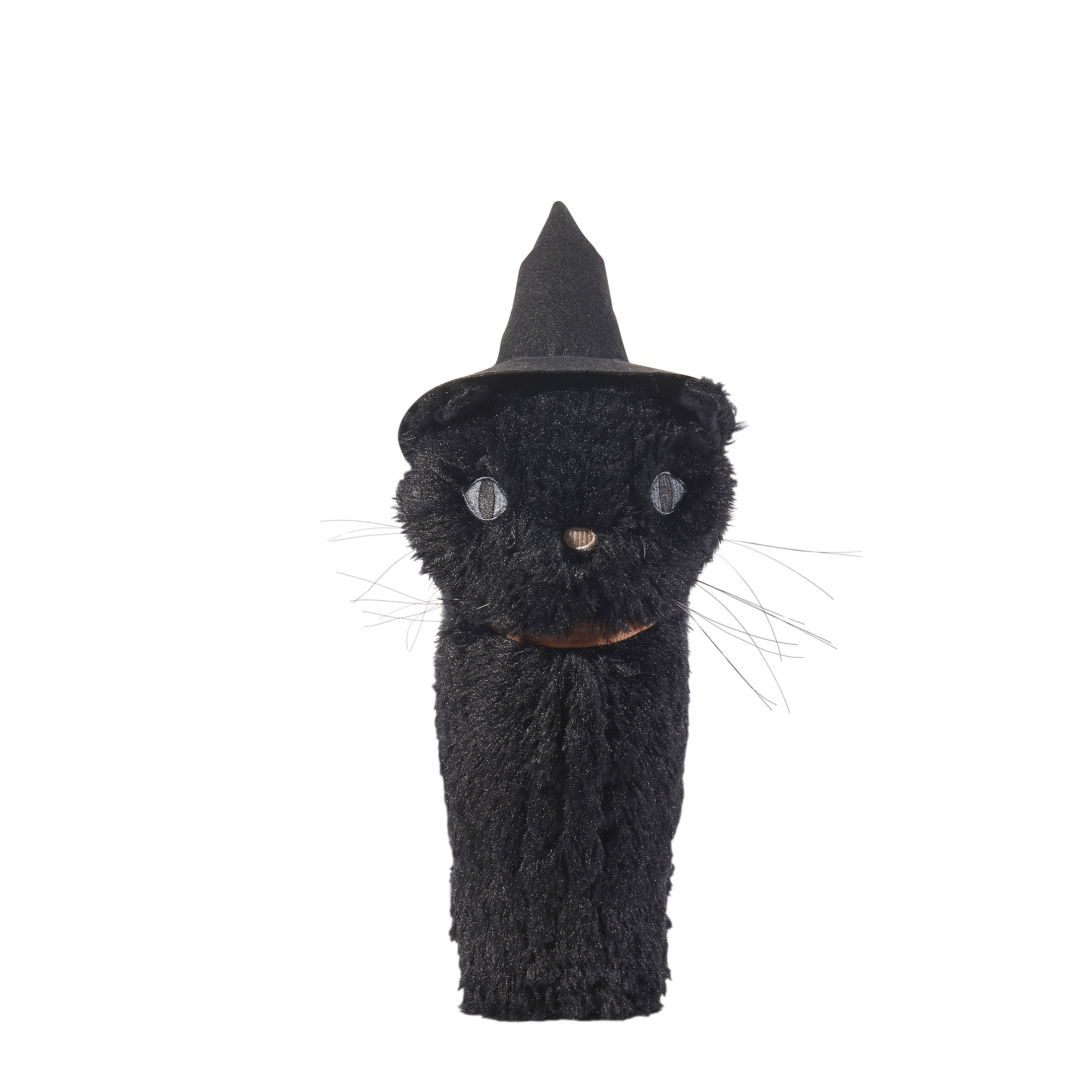 My Texas House Witch Black Cat Halloween Decorative Pillow, 12 in x 17 in