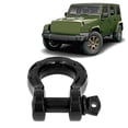 thumbnail image 4 of Winch D Ring Shackle, 7/8in Pin Steel Tow Clevis Multifunction 19T/41000lbs Breaking Strength Universal  For ATV For UTV Red,Black, 4 of 8