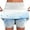 Sky Blue, variant on Fgnfyis Women's Summer A Lightweight High Waisted Skinny Jogging Skirts with Pockets Sports Yoga Skirts Stretch Shorts Womens Skirts Navy M