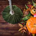 thumbnail image 6 of Artificial Velvet Pumpkins Fall Harvest Decor Fabric Foam Pumpkins for Thanksgiving Halloween Table Centerpieces Wedding Farmhouse Autumn Home Decor, 6 of 7