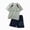 G17-Green, variant on Ccpelsie Boys Summer Shorts Set - 2 Piece Casual Short Sleeve Shirt and Shorts for Boys Summer Daily Wear(Grey,12-13 Years)