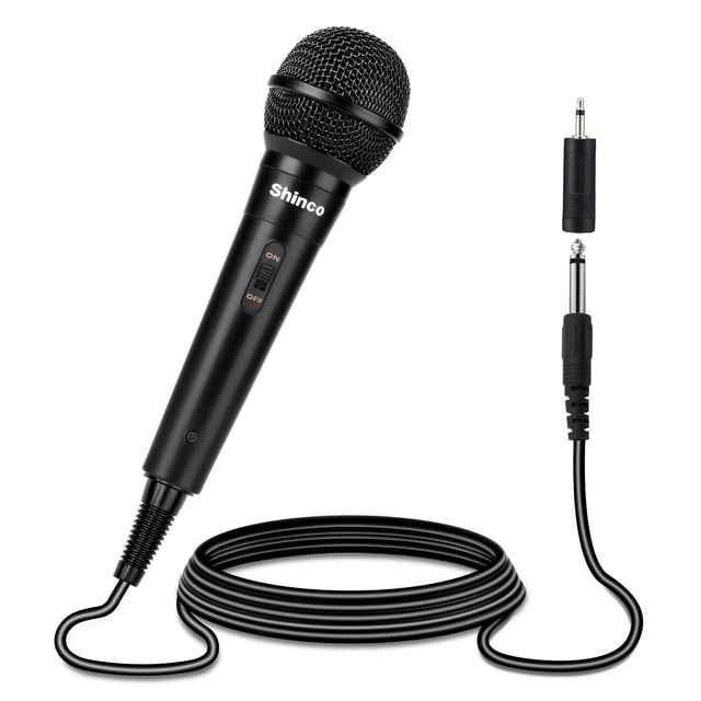 Micrófono de mano Shinco Cardioid Vocal Dynamic con cable