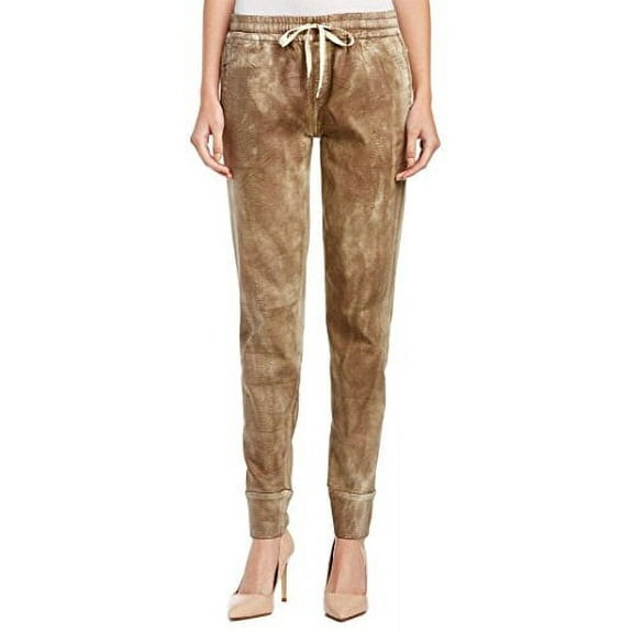 Joe's Jeans Groove Slim Joggers Pants Off Duty, Distressed Reptile, X-Small