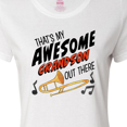 thumbnail image 4 of Inktastic That's My Awesome Grandson out There with Trombone Women's T-Shirt, 4 of 5