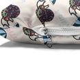 thumbnail image 4 of Snail Pet Bed, Rainy Day Weather Themed Mosaic Pattern Like Shellfishes Holding Umbrellas, Resistant Pad for Dogs and Cats Cushion with Removable Cover, 24" x 39", Champagne Multicolor, by Ambesonne, 4 of 4
