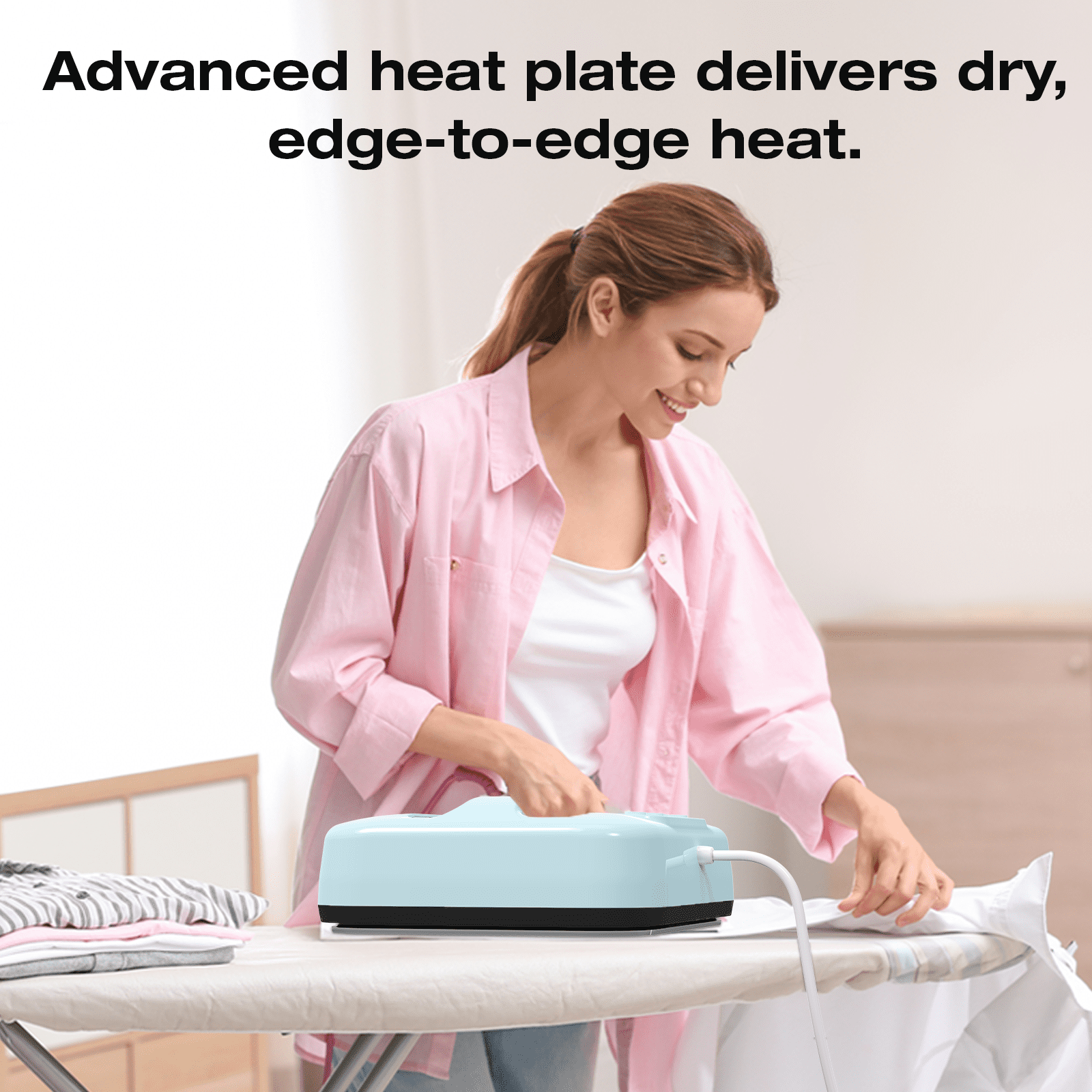 AST&T Smart Heat Press Machine 12"x10" with Bluetooth App, Ideal for HTV Vinyl, Sublimation and DIY T-Shirt Projects