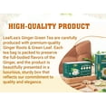 thumbnail image 3 of LeafLea 40 Ginger Green Tea Bags Blend, Made with Natural from Ginger Roots, Sweetened with Stevia, Low Caffeine, Sugar-Free, Ideal for Daily Wellness, 3 of 18