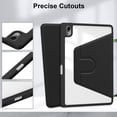 thumbnail image 7 of Rotating Stand Case For iPad (A16) 11th 10th Generation (2025/2022) Flip Cover with Pencil Holder, 7 of 7