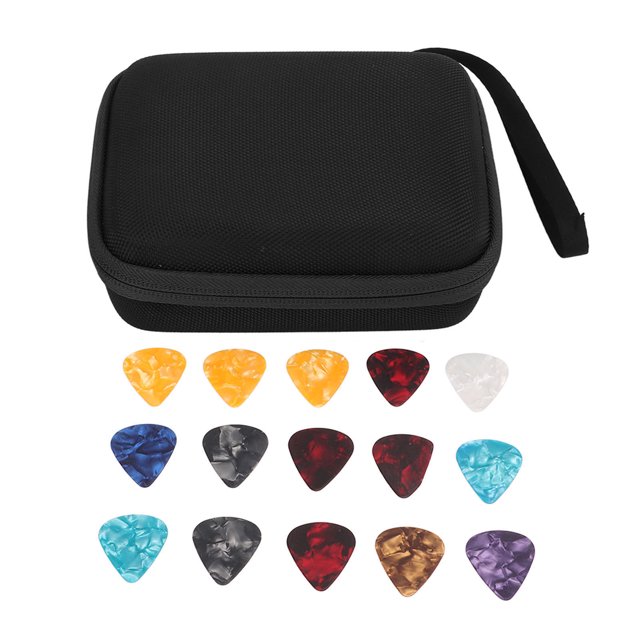 Bolsa de almacenamiento para púas de guitarra, juego de bolsas para púas de guitarra, estuche para púas de guitarra, juego de bolsas para púas de guitarra, artesanía Superior Jadeshay A