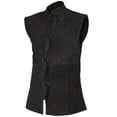 thumbnail image 3 of Kureaily Mens Button Strap Vest Suit Vest Retro Leather Regular Fit Casual Waistcoat, 3 of 4
