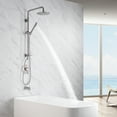 thumbnail image 3 of sumerain Brushed Nickel Retrofit Shower Systems with 9 Inch Rain Shower Head, 3 of 7