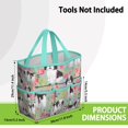 thumbnail image 3 of Garden Tool Bag,Shih Tzu Dog and Flower Floral Garden Tool Organizer,Garden Gifts,Waterproof Multi-Pocket Garden Tool Storage 11.8x5.5x11.4 Inch(Tools NOT Included), 3 of 6