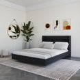 thumbnail image 3 of Nexera Harper 2-Piece Floating Platform Bed Set, Black, Double, 3 of 6