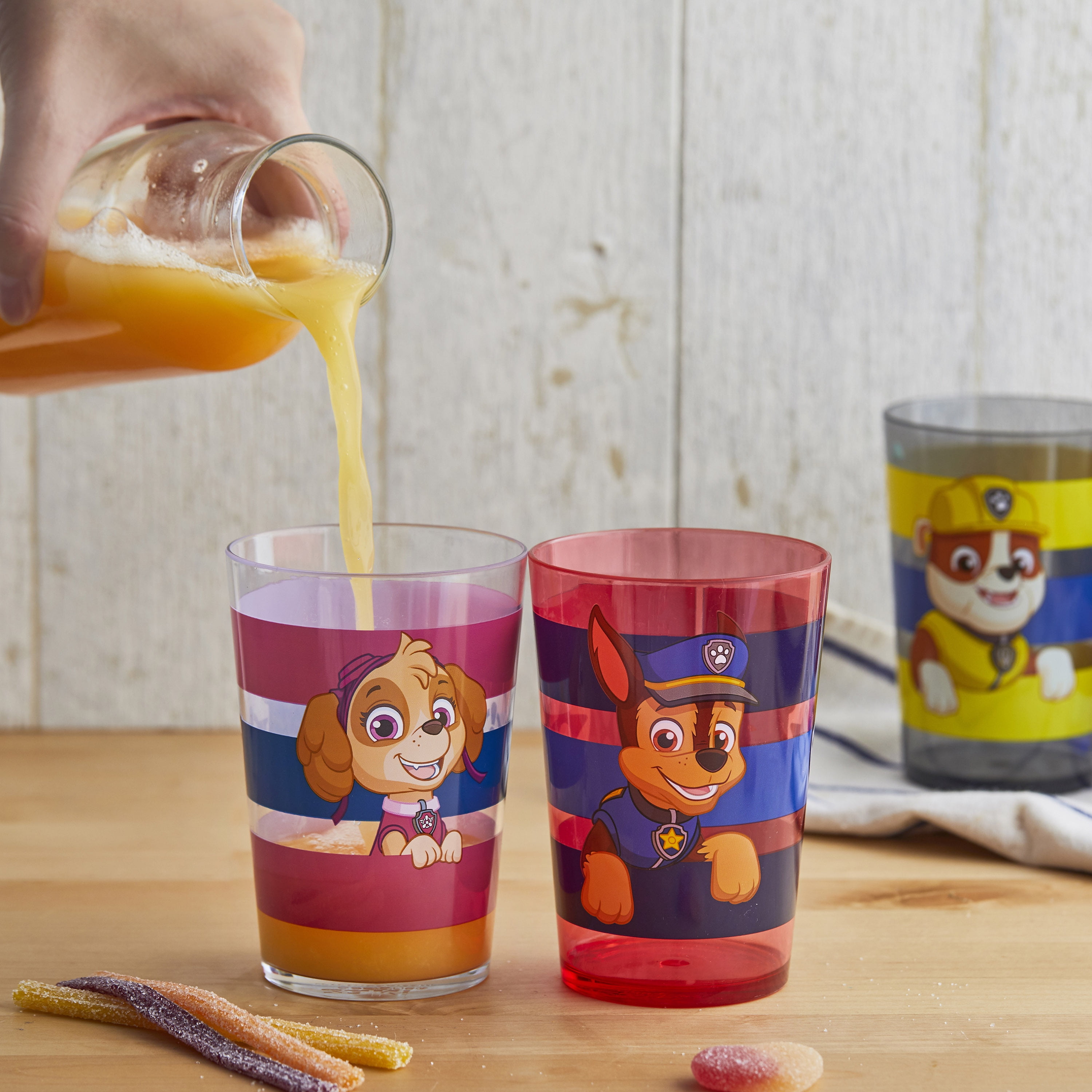Zak Designs Kids 4-Piece 14.5 oz. Tumbler Set Durable Plastic Cups Variety  Artwork Fun Drinkware Nesting 4 pcs Set