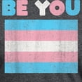 thumbnail image 3 of CafePress - Be You Transgender Flag LGBTQ Pride Month Vintage Men's Deluxe T Shirt - Mens Tri-blend T-Shirt, 3 of 4