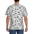 thumbnail image 3 of Bixox Men's Snake Printed Short Sleeve Skinny Athletic T-Shirt, 3 of 6
