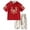 Red, variant on Boy Outfits Boys Tang Jacket Chinese Traditional(Red,12-18 Months)