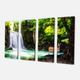 thumbnail image 2 of Chute d'Erawan - Grande Impression d'Art Photo sur Toile de Paysage, 2 of 3