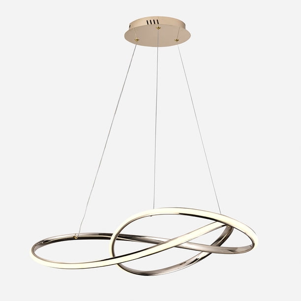 Lámpara KNOT Tipo Candil Colgante Led Dorada Luxica Lighting 6003 G