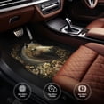 thumbnail image 4 of Gaeub Palatial Gold Pattern Horse Print 4 Pieces Car Floor Mats Car,Universal Car Carpet Mats,Fit for SUV, Vans, Sedans,Trucks, 4 of 6