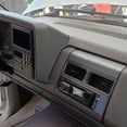 thumbnail image 4 of CROSSDESIGN Radio Dash Pocket Bezel Kit Mount Trim Black Fit for Chevy GMC Trucks 1988-1994, 4 of 10