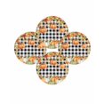 thumbnail image 7 of 15 Inch Round Placemats Set of 4, Orange Green Pumpkins Fall Non Slip Heat Insulation PP Table Mats, Thanksgiving Botanical Plaid Washable Place Mats for Kitchen Dining Party Table Decor, 7 of 7