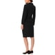 thumbnail image 3 of Conjunto de falda de 2 piezas para mujer INSPIRE CHIC, blazer peplum, falda lápiz de cintura alta, atuendo de trabajo 3XL negro, 3 of 6